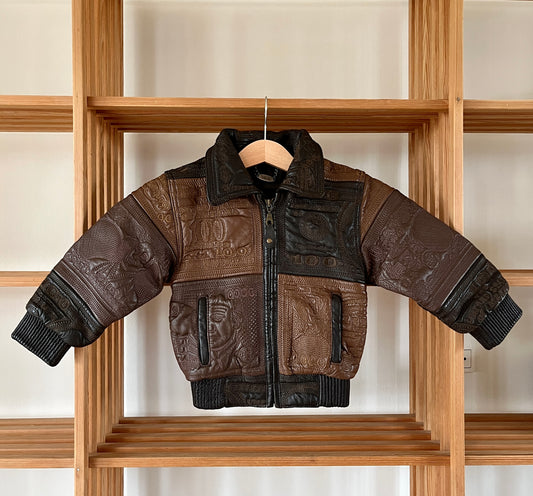 Leather bomber, 3 years (92/98)